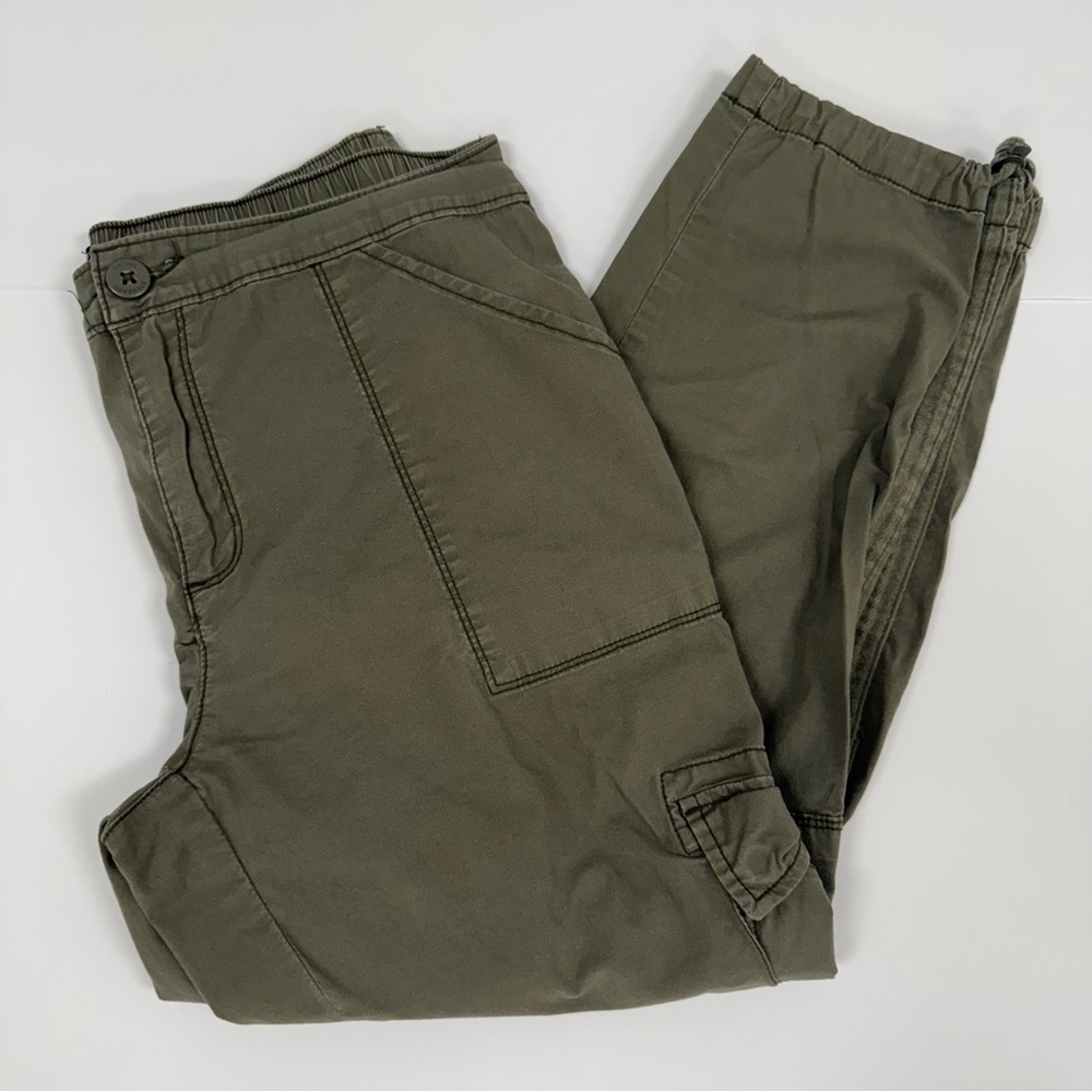 SOCIAL STANDARD by SANCTUARY Olive Dark Green Cargo Pants Womens size Medium - Picture 14 of 16
